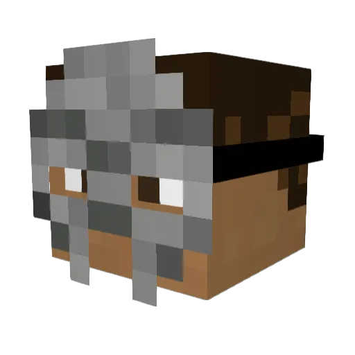 xLuckyLuca Minecraft avatar head, 3D render