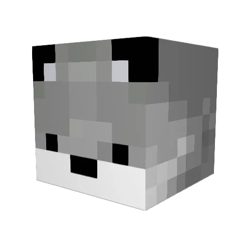 xLukexx Minecraft avatar head, 3D render