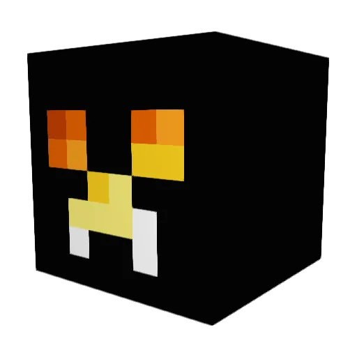 xLxxi Minecraft avatar head, 3D render