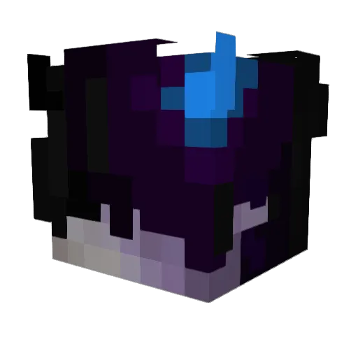 xM4rv Minecraft avatar head, 3D render