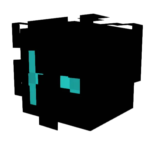 xMAZAKx Minecraft avatar head, 3D render