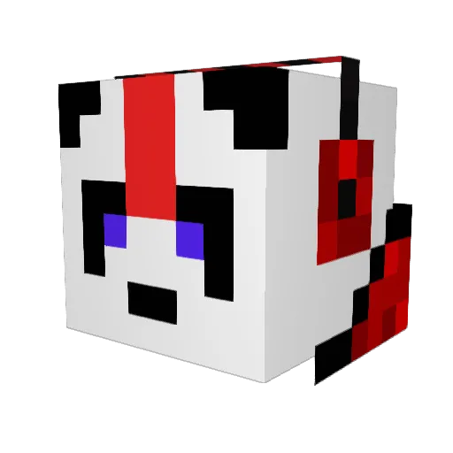 xMHW Minecraft avatar head, 3D render