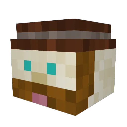 xMJayy Minecraft avatar head, 3D render