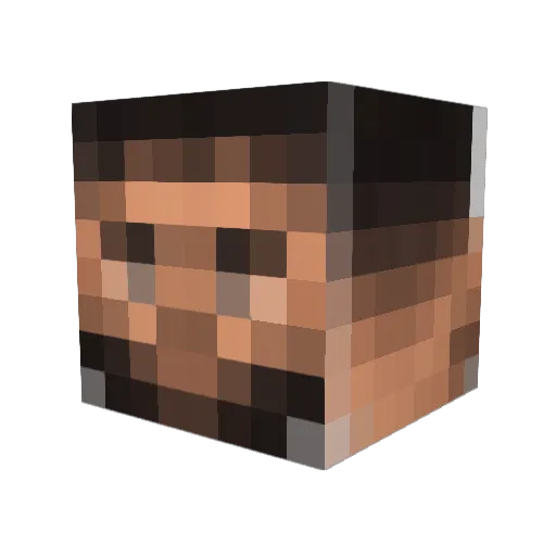 xMRMx1 Minecraft avatar head, 3D render