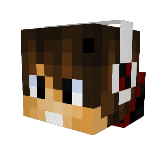 xMaReXx Minecraft avatar head, 3D render