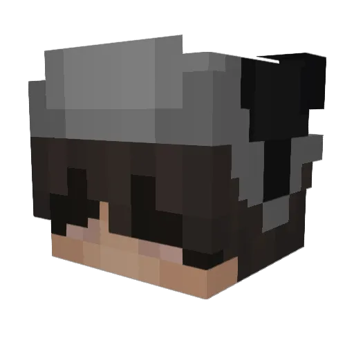 xMaciekPL Minecraft avatar head, 3D render