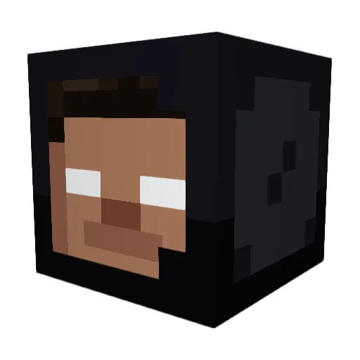 xMagickyt Minecraft avatar head, 3D render