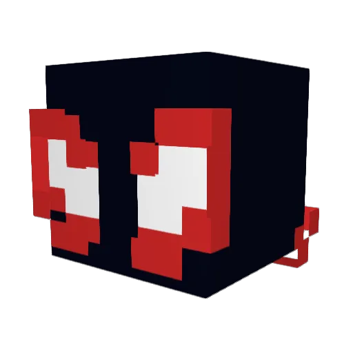 xMaikooo Minecraft avatar head, 3D render