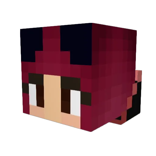 xMandolina5785 Minecraft avatar head, 3D render