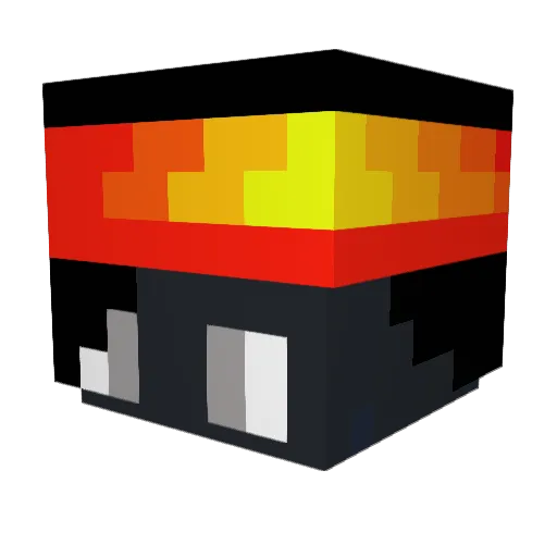 xMarcey Minecraft avatar head, 3D render