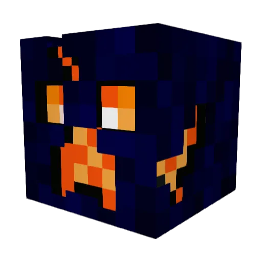xMarcix Minecraft avatar head, 3D render