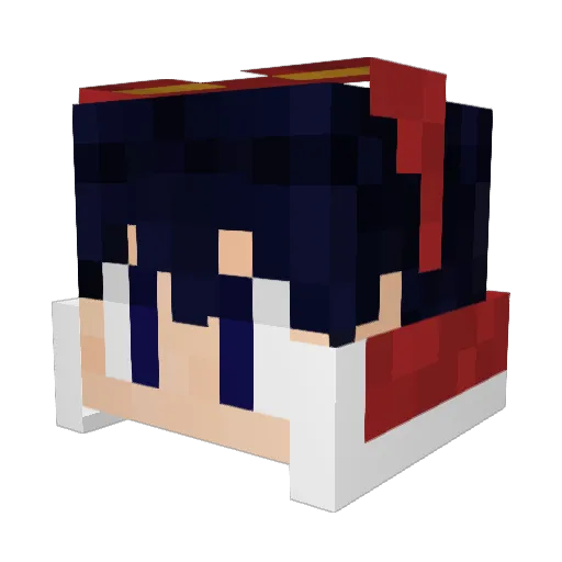 xMarcoDiaz Minecraft avatar head, 3D render