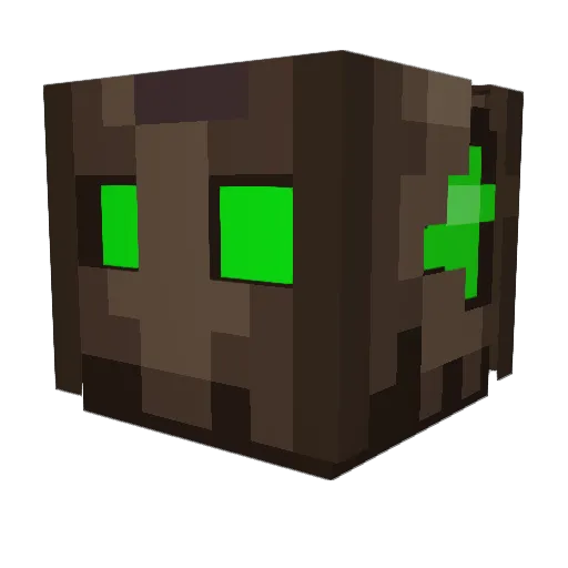 xMarioBros Minecraft avatar head, 3D render