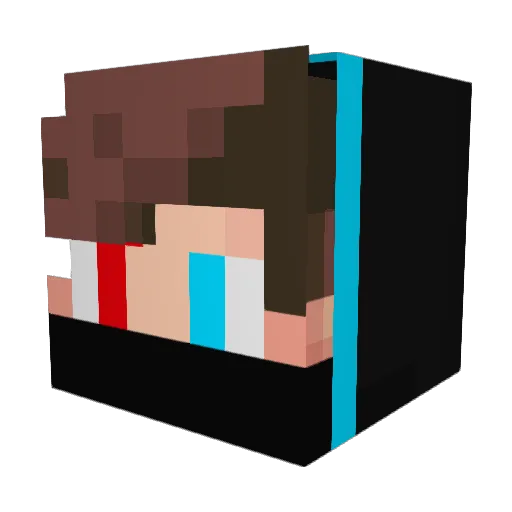 xMasterCNx Minecraft avatar head, 3D render