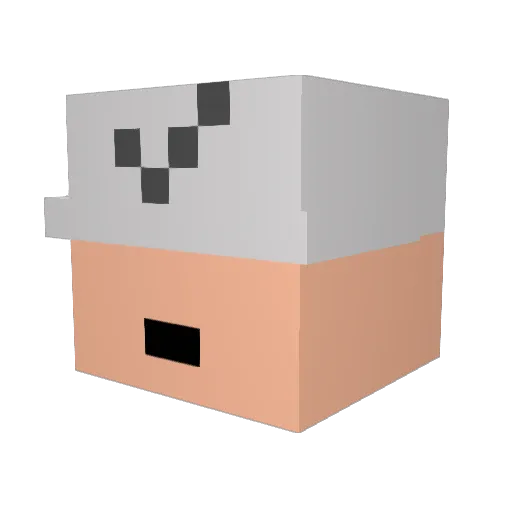 xMatiih_ Minecraft avatar head, 3D render