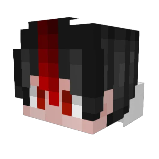 xMbTNinee Minecraft avatar head, 3D render
