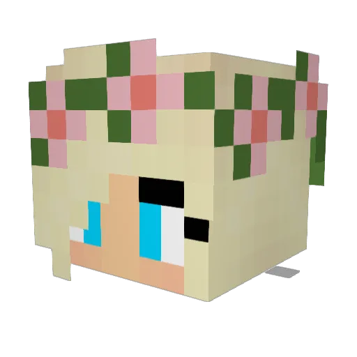 xMcTwistedx Minecraft avatar head, 3D render