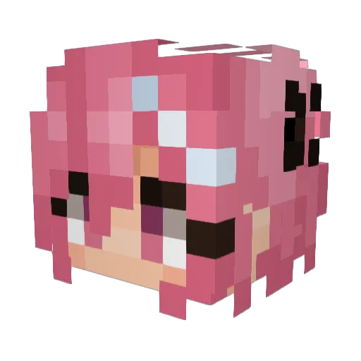 xMcfly Minecraft avatar head, 3D render