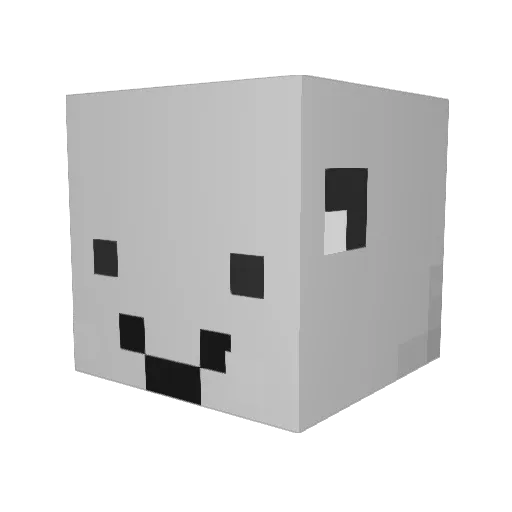 xMegaPlex Minecraft avatar head, 3D render