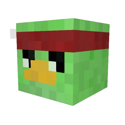 xMemekinGx Minecraft avatar head, 3D render