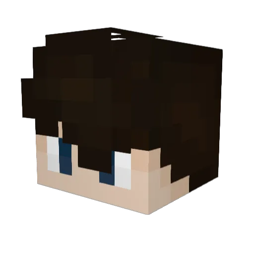 xMichix__ Minecraft avatar head, 3D render