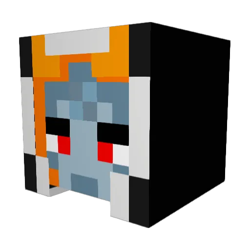 xMidna5322x Minecraft avatar head, 3D render