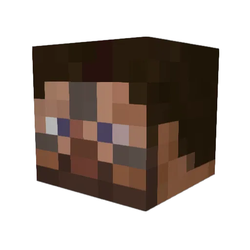 xMightyMeatballx Minecraft avatar head, 3D render
