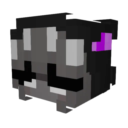 xMilena0107 Minecraft avatar head, 3D render