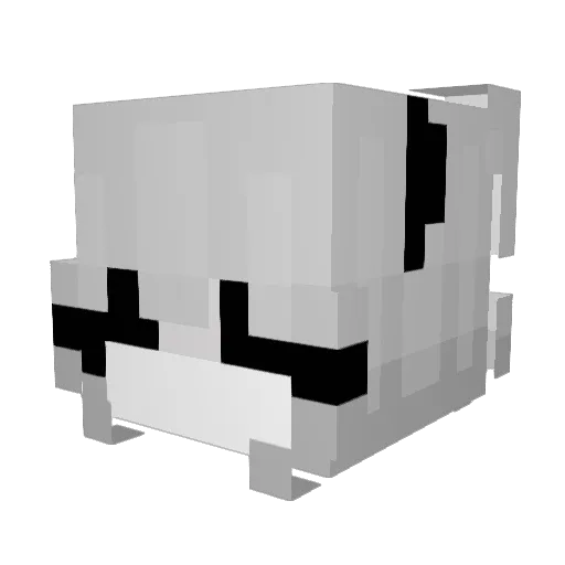 xMimiix Minecraft avatar head, 3D render