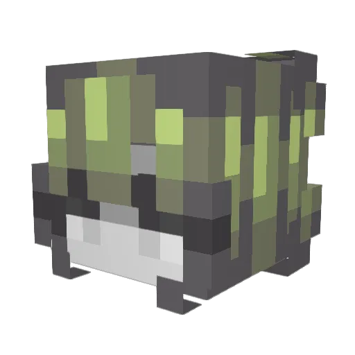 xMissRose Minecraft avatar head, 3D render