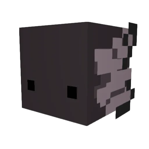 xMizaRx Minecraft avatar head, 3D render