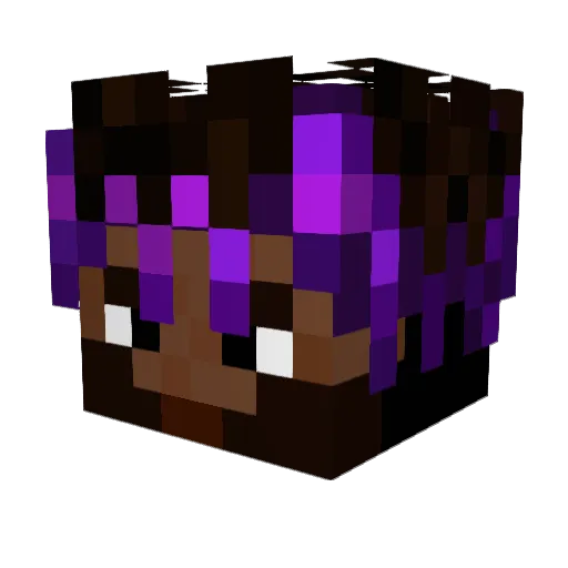 xMo68 Minecraft avatar head, 3D render