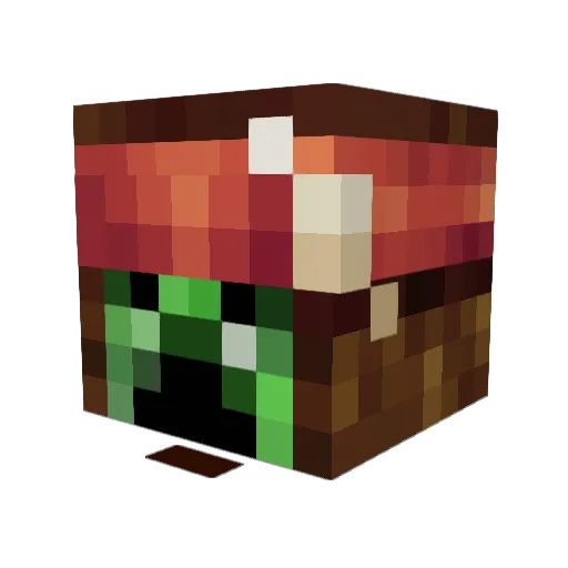 xMogZenx Minecraft avatar head, 3D render