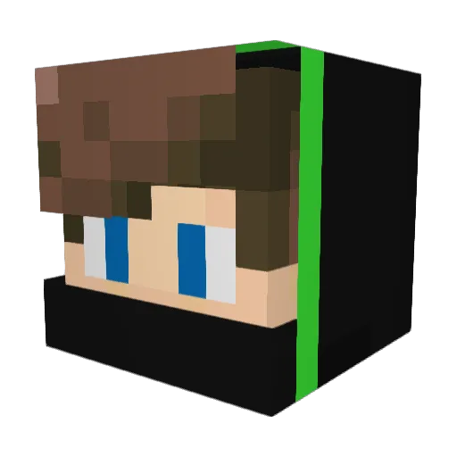 xMojangYT_ Minecraft avatar head, 3D render