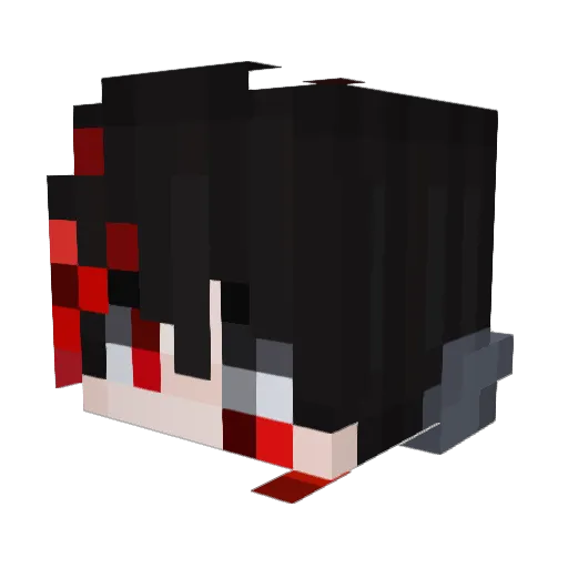 xMonster_1 Minecraft avatar head, 3D render