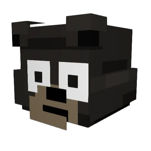 xMorenito Minecraft avatar head, 3D render