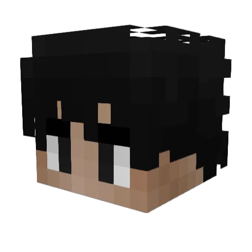 xMqgnus Minecraft avatar head, 3D render