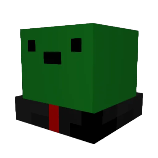 xMrBoatx Minecraft avatar head, 3D render
