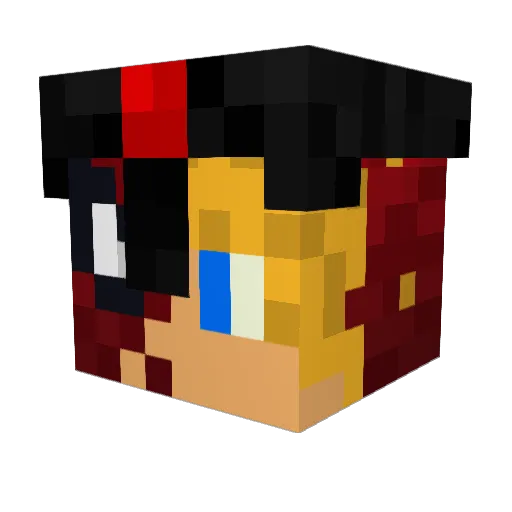 xMrDoctorMatx Minecraft avatar head, 3D render