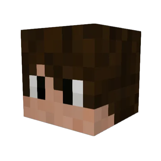 xMrGrimmx Minecraft avatar head, 3D render