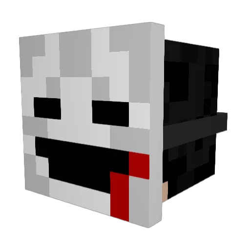 xMrSoulx Minecraft avatar head, 3D render