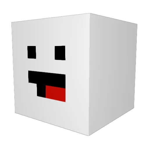 xMxltiii Minecraft avatar head, 3D render