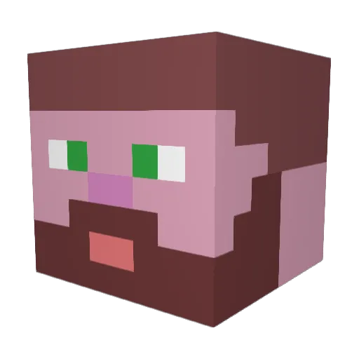 xMyNameIsScottx Minecraft avatar head, 3D render