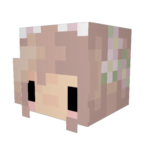 xMyah__ Minecraft avatar head, 3D render