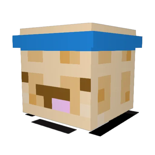xMythzzx Minecraft avatar head, 3D render