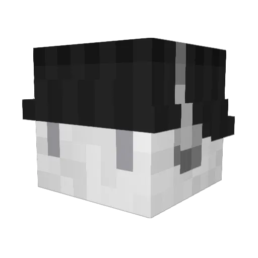 xMytii Minecraft avatar head, 3D render