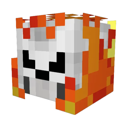 xN1Gh7x Minecraft avatar head, 3D render