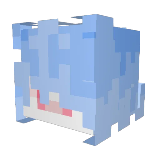 xN1kOz Minecraft avatar head, 3D render