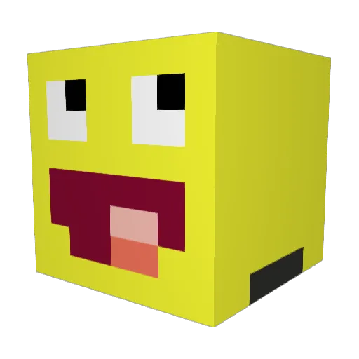 xN3Mtx Minecraft avatar head, 3D render