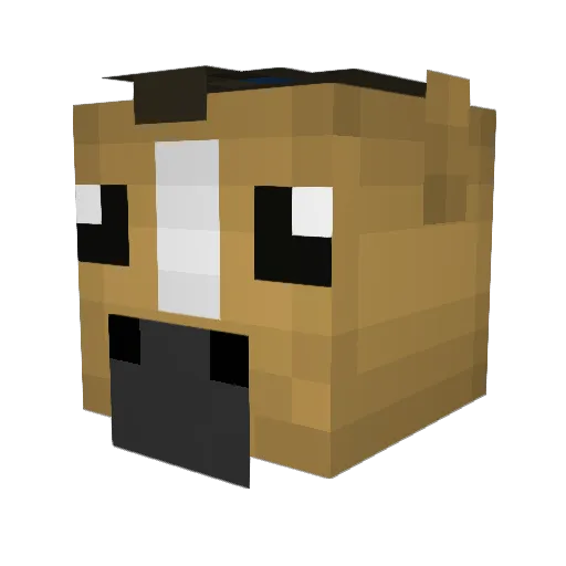 xNaHeXx23BHx Minecraft avatar head, 3D render